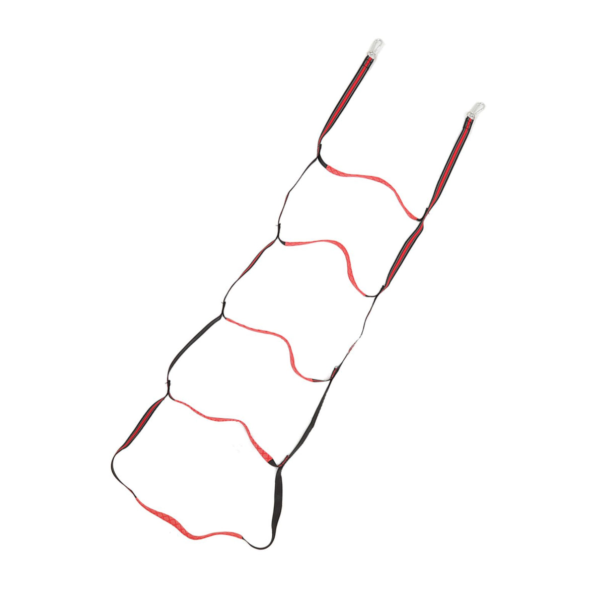 Boat Marine Rope Ladder Boarding Rope Ladder for Inflatable Boat Kayak Motorboat Canoeing Red 5 Stairs