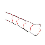 Boat Marine Rope Ladder Boarding Rope Ladder for Inflatable Boat Kayak Motorboat Canoeing Red 5 Stairs - Extra Image