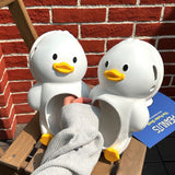 Cartoon Duck Slippers Women Summer Indoor Outdoor PVC Cute Sandals Birthday Gift for Beach Party Yellow 40-41