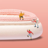 Slipper Comfortable Quick Drying Breathable Skidproof Women Sandal for Home Bedroom Pink 36/37 for 35-36 - 45-Degree Angle