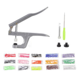 Plastic Snap Set Plastic Stainless Steel Practical Sewing Snaps Fasteners Kit Snap Plier with 150pcs T5 Buckle for Clothing - Extra Image