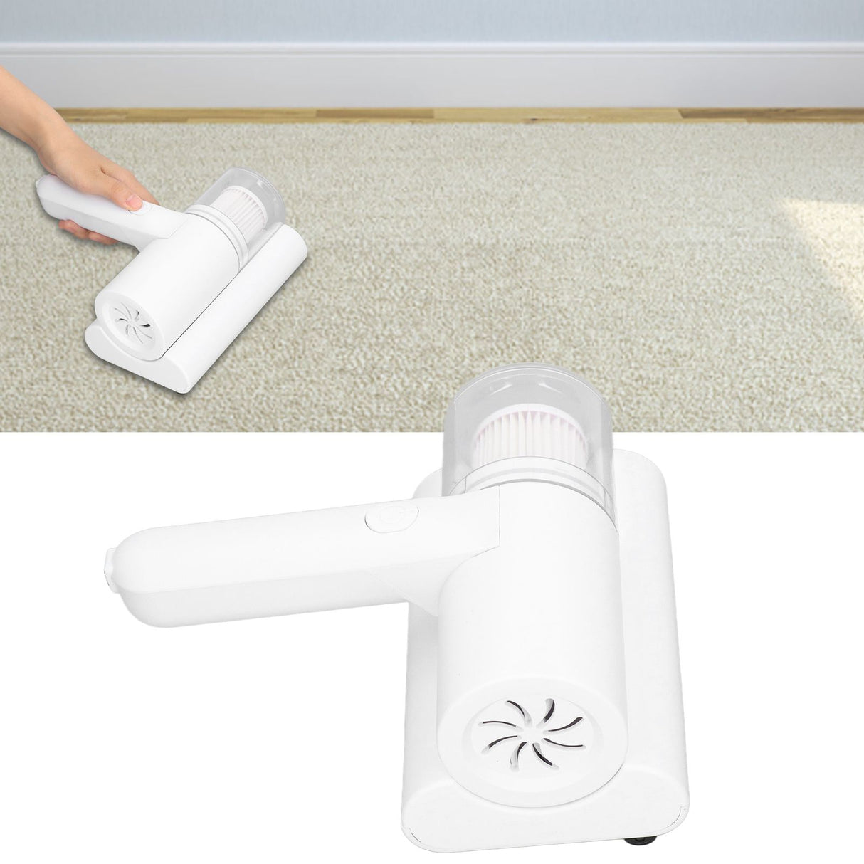 Home Mattress Vacuum Cleaner Cordless Mite Remover Handheld Vacuum Cleaner for Cleaning Bed Pillows Clothes Sofa