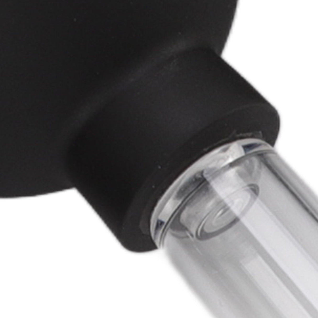 4Pcs Glass Cupping Set Black Silicone Ball Massage Vacuum Suction Cupping for Facial Skin