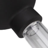 4Pcs Glass Cupping Set Black Silicone Ball Massage Vacuum Suction Cupping for Facial Skin - Extra Image
