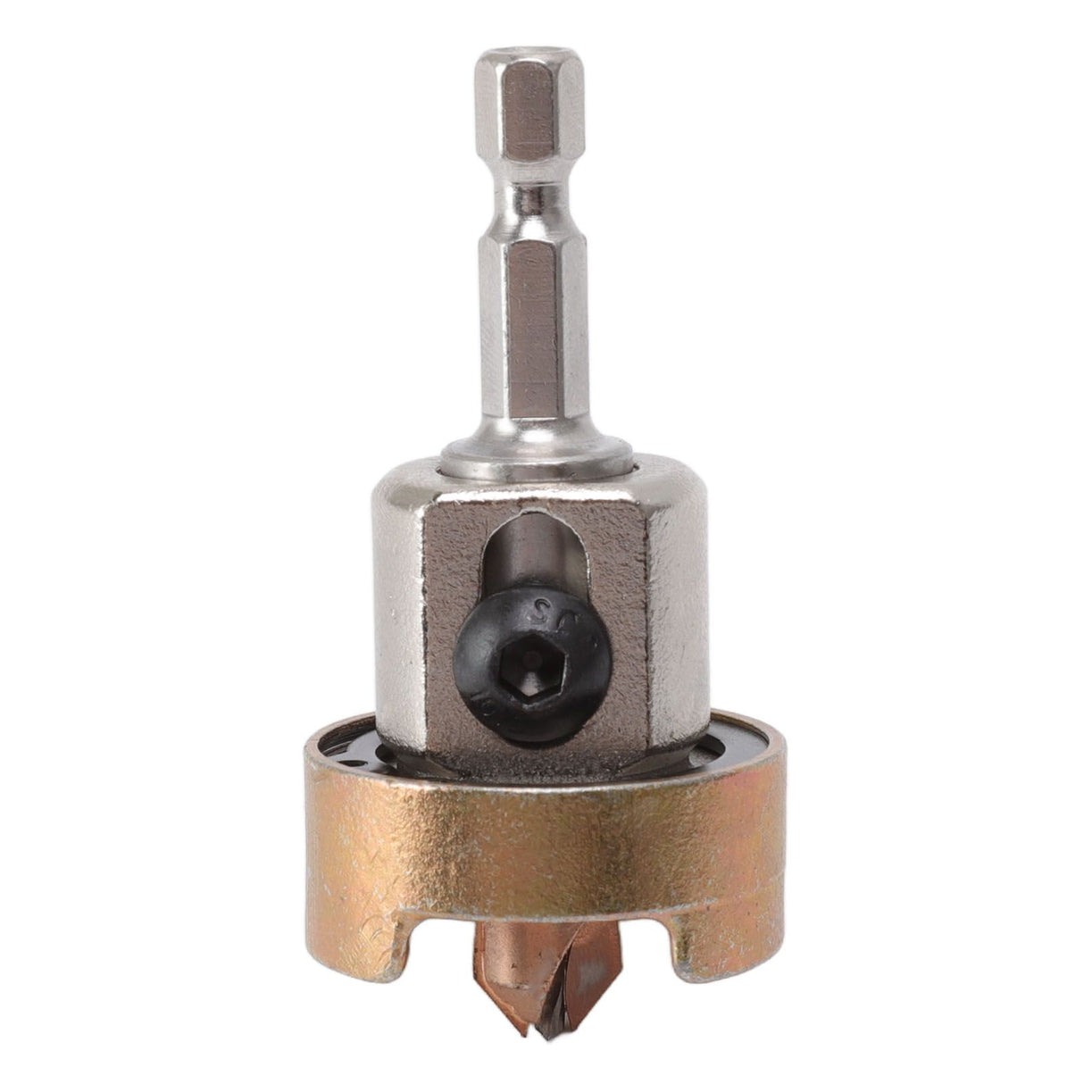 Countersink Drill Bit Carbon Steel 5 Flute Working Depth Adjustable Countersunk Drill Bit 3/8 X 3/32 X 1/4in