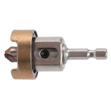 Countersink Drill Bit Carbon Steel 5 Flute Working Depth Adjustable Countersunk Drill Bit 3/8 X 3/32 X 1/4in - Extra Image