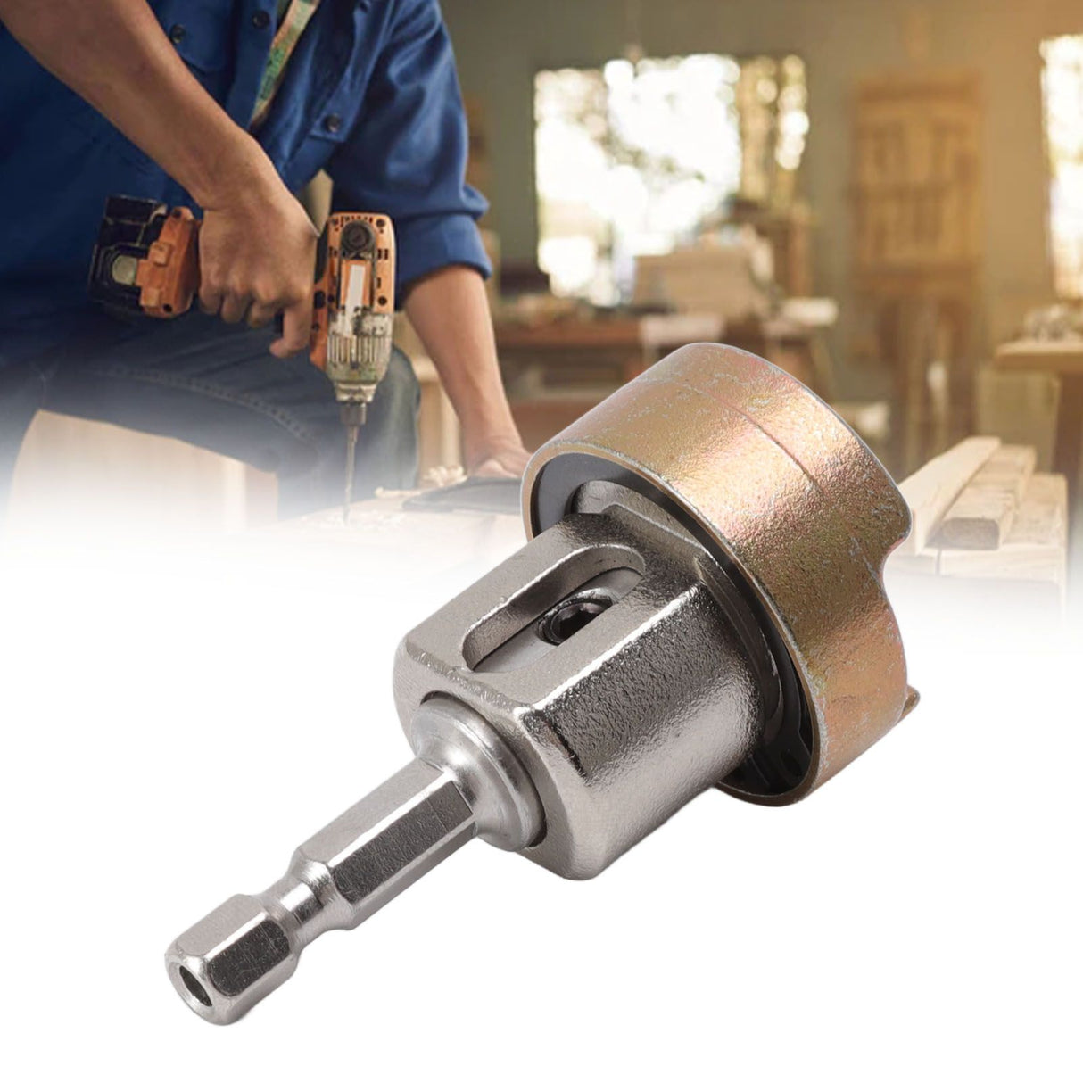 Countersink Drill Bit Carbon Steel 5 Flute Working Depth Adjustable Countersunk Drill Bit 3/8 X 3/32 X 1/4in