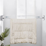 Wall Hanging Clothesline Telescopic Invisible Retractable Dryer Clothes Line for Home Hotel Round Stainless Steel 2.8meter Nylon Rope 2 Installation - Top-Down View