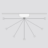 Wall Hanging Clothesline Telescopic Invisible Retractable Dryer Clothes Line for Home Hotel Round Stainless Steel 2.8meter Nylon Rope 2 Installation