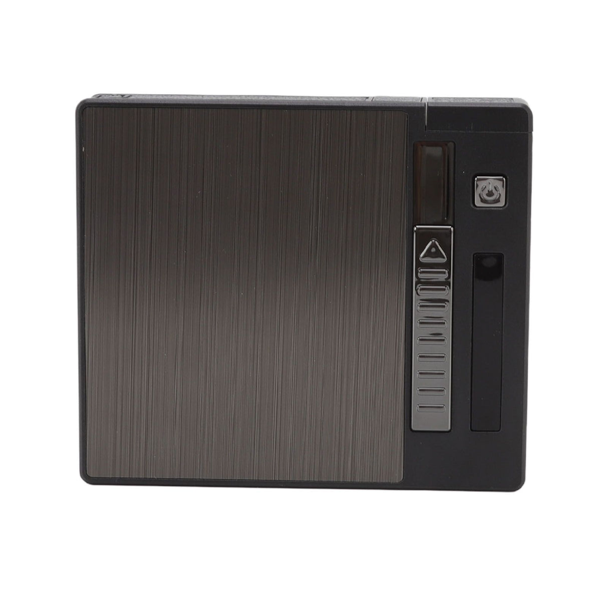 Cigarettes Case Box Automatic Ejection Holder with Dual Arc Lighter USB Rechargeable Power Display Windproof for 10 Cigarettes