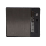 Cigarettes Case Box Automatic Ejection Holder with Dual Arc Lighter USB Rechargeable Power Display Windproof for 10 Cigarettes