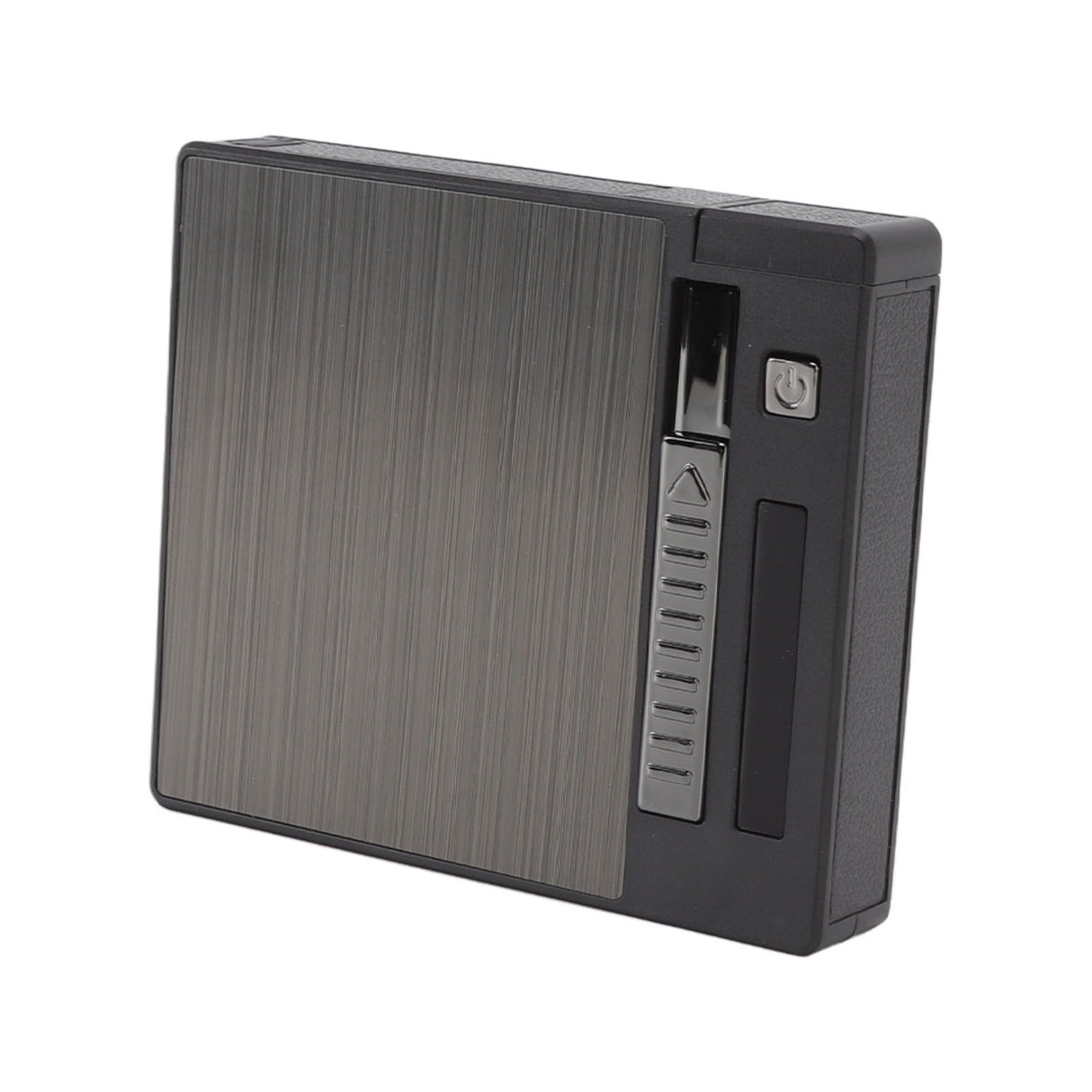 Cigarettes Case Box Automatic Ejection Holder with Dual Arc Lighter USB Rechargeable Power Display Windproof for 10 Cigarettes