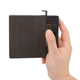 Cigarettes Case Box Automatic Ejection Holder with Dual Arc Lighter USB Rechargeable Power Display Windproof for 10 Cigarettes - Extra Image