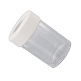 Magnifying Viewing Jar Multifunction Waterproof Magnifying Glass Storage Jar with LED Light for Home Travel White