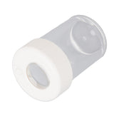 Magnifying Viewing Jar Multifunction Waterproof Magnifying Glass Storage Jar with LED Light for Home Travel White