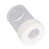 Magnifying Viewing Jar Multifunction Waterproof Magnifying Glass Storage Jar with LED Light for Home Travel White