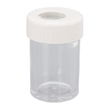 Magnifying Viewing Jar Multifunction Waterproof Magnifying Glass Storage Jar with LED Light for Home Travel White - Extra Image