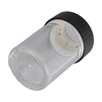 Magnifying Viewing Jar Multifunction Waterproof Magnifying Glass Storage Jar with LED Light for Home Travel Black