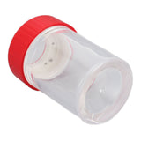 Magnifying Viewing Jar Multifunctional Waterproof Portable Magnifying Glass Storage Jar with LED Light for Tobacco Red