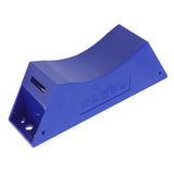Gas Cylinder Holder Plastic Cylinder Wall Mounted Fixed Bracket with Expansion Screw Safety Strap Blue - Rear View