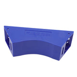 Gas Cylinder Holder Plastic Cylinder Wall Mounted Fixed Bracket with Expansion Screw Safety Strap Blue