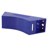 Gas Cylinder Holder Plastic Cylinder Wall Mounted Fixed Bracket with Expansion Screw Safety Strap Blue