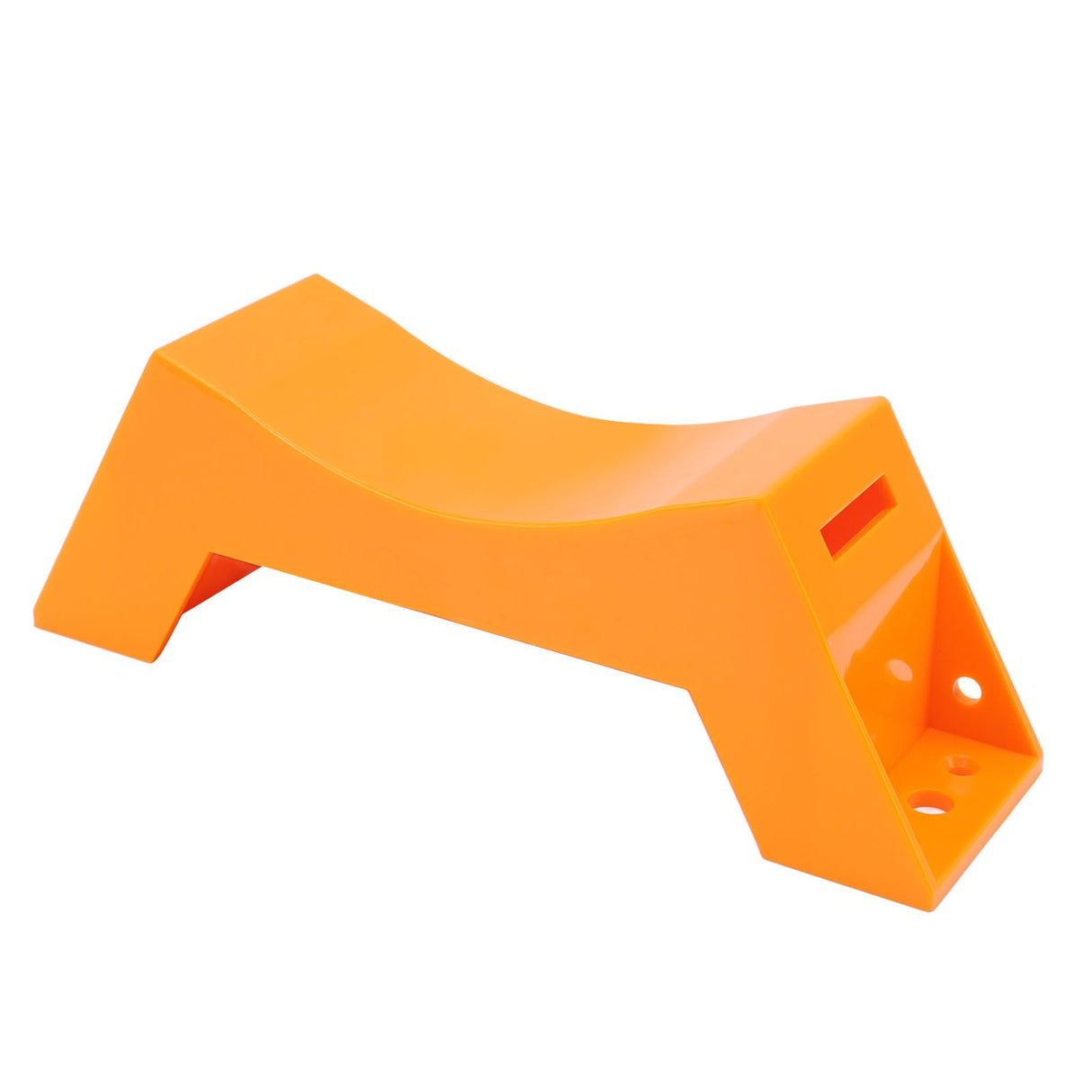 Gas Cylinder Holder Plastic Cylinder Wall Mounted Fixed Bracket with Expansion Screw Safety Strap Orange