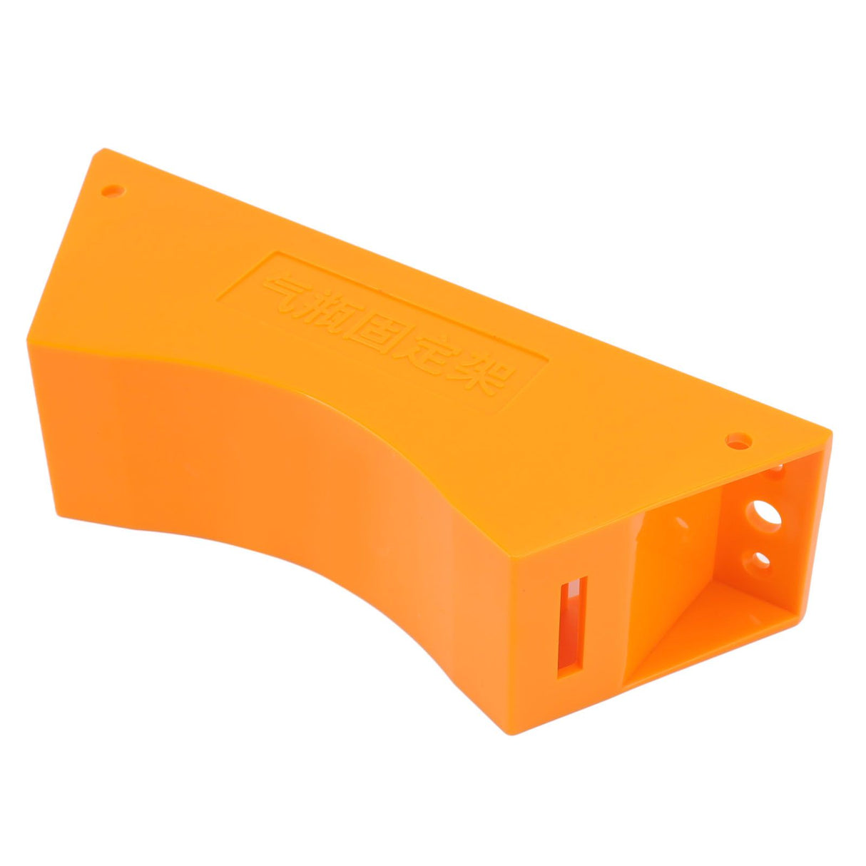 Gas Cylinder Holder Plastic Cylinder Wall Mounted Fixed Bracket with Expansion Screw Safety Strap Orange