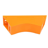 Gas Cylinder Holder Plastic Cylinder Wall Mounted Fixed Bracket with Expansion Screw Safety Strap Orange