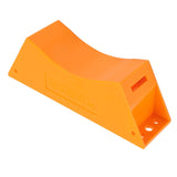 Gas Cylinder Holder Plastic Cylinder Wall Mounted Fixed Bracket with Expansion Screw Safety Strap Orange
