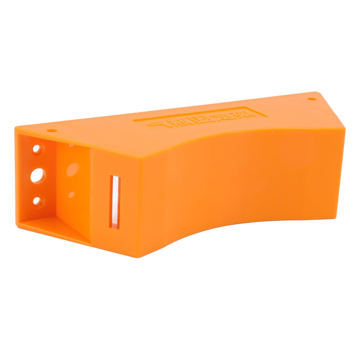 Gas Cylinder Holder Plastic Cylinder Wall Mounted Fixed Bracket with Expansion Screw Safety Strap Orange