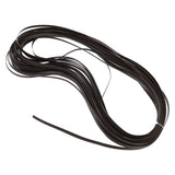 Wicker Repair Kit Plastic Patio Chair Table Sofa Synthetic Rattan Material for Furniture Double Sided Dark Brown - Top-Down View