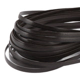 Wicker Repair Kit Plastic Patio Chair Table Sofa Synthetic Rattan Material for Furniture Double Sided Dark Brown