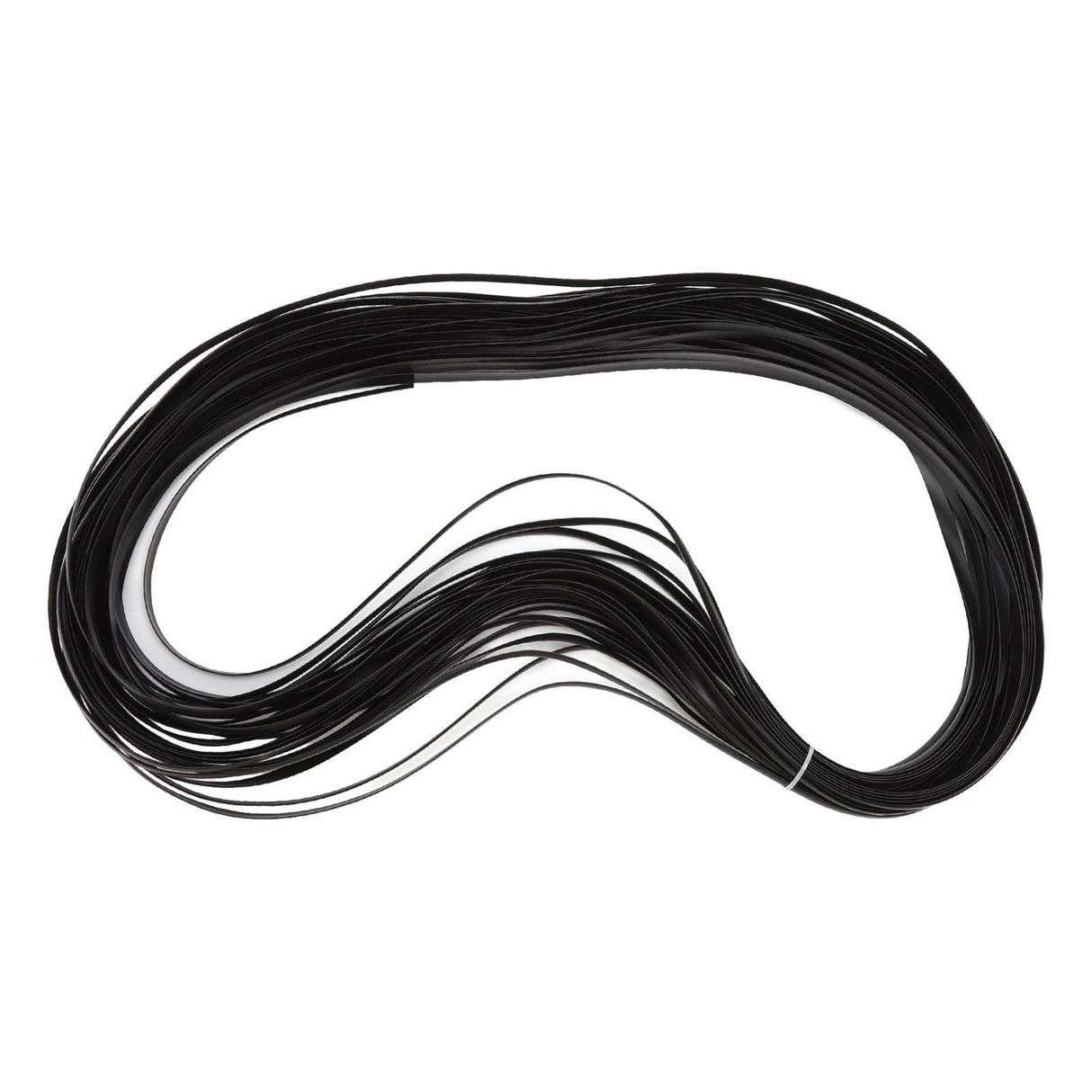 Wicker Repair Kit Plastic Patio Chair Table Sofa Synthetic Rattan Material for Furniture Black