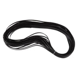 Wicker Repair Kit Plastic Patio Chair Table Sofa Synthetic Rattan Material for Furniture Black - Side View