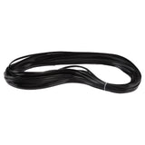 Wicker Repair Kit Plastic Patio Chair Table Sofa Synthetic Rattan Material for Furniture Black - Rear View