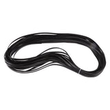 Wicker Repair Kit Plastic Patio Chair Table Sofa Synthetic Rattan Material for Furniture Black