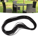 Wicker Repair Kit Plastic Patio Chair Table Sofa Synthetic Rattan Material for Furniture Black - Extra Image