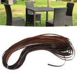 Wicker Repair Kit Plastic Patio Chair Table Sofa Synthetic Rattan Material for Furniture Discolored Brown