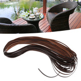 Wicker Repair Kit Plastic Patio Chair Table Sofa Synthetic Rattan Material for Furniture Discolored Brown - Extra Image