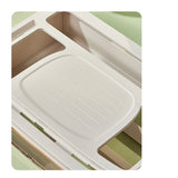 Router Storage Box Multi Hole Detachable Design Plastic Anti Drop Cable Management Case White 3 Layer - Rear View