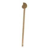 3PCS Cabinet Key Latch Leaf Shaped Cabinet Locking Pin Brass Chinese Latch Bolt for Home Furniture