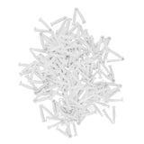 100pcs Pig Umbilical Cord Clamps White Plastic Livestock Umbilical Cord Clips for Production with 1 Hemostatic Forcep - Extra Image