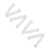 100pcs Pig Umbilical Cord Clamps White Plastic Livestock Umbilical Cord Clips for Production with 1 Hemostatic Forcep - Extra Image