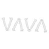 100pcs Pig Umbilical Cord Clamps White Plastic Livestock Umbilical Cord Clips for Production with 1 Hemostatic Forcep - Extra Image