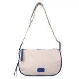 Women One Shoulder Messenger Bag Fashionable Simple Pure Color Bag Ladies Casual Bags Blue