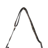 Women One Shoulder Messenger Bag Fashionable Simple Pure Color Bag Ladies Casual Bags Black - Front View