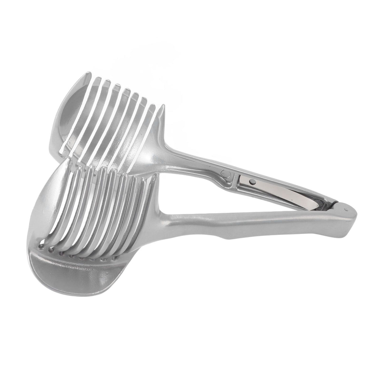 Lemon Slice Tool Aluminium Alloy Durable Eco Friendly Tongs Design Lemon Slice Cutter for Tomato Onion Lemon