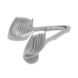 Lemon Slice Tool Aluminium Alloy Durable Eco Friendly Tongs Design Lemon Slice Cutter for Tomato Onion Lemon - 45-Degree Angle