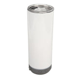 Sublimation Tumblers 20oz Straight Detachable Bluetooth Speaker Tumblers Portable Insulated Music Cup Grey Bottom - Extra Image